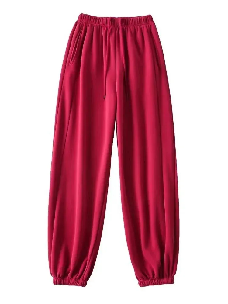 Women's Hot Pink Cargo Jogger Pants