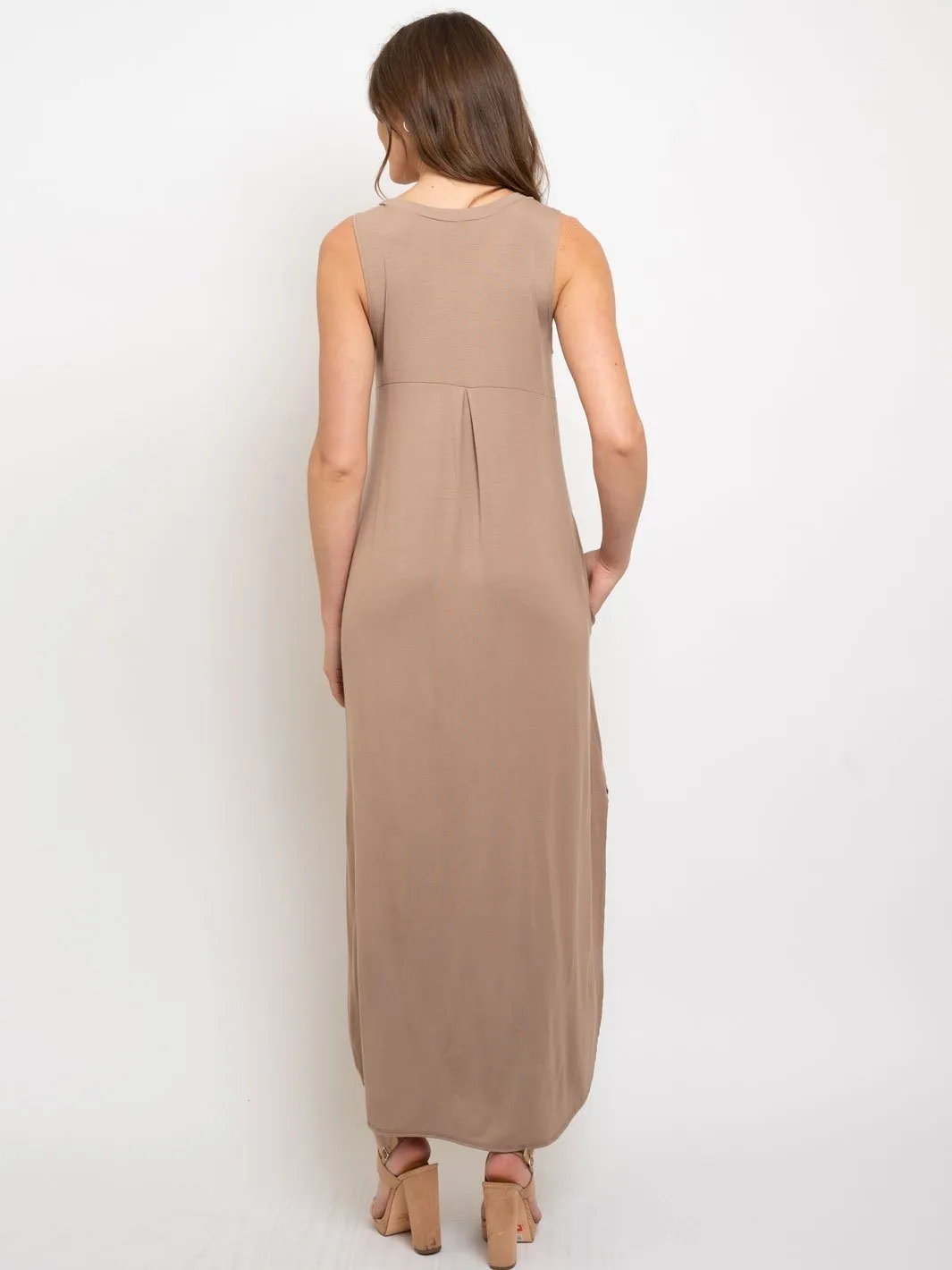 WOMEN'S MAXI SLEEVELESS DRESS