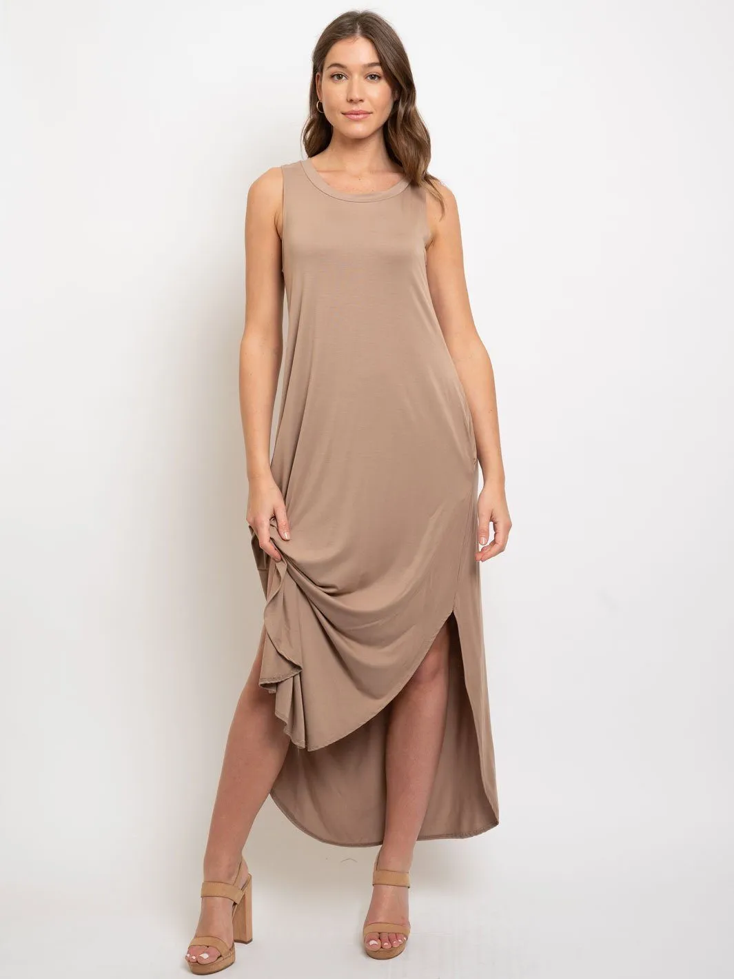 WOMEN'S MAXI SLEEVELESS DRESS