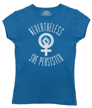 Women's Nevertheless She Persisted T-Shirt - Elizabeth Warren