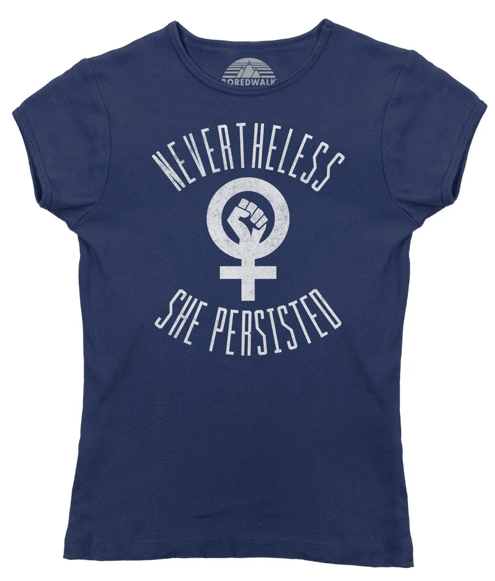 Women's Nevertheless She Persisted T-Shirt - Elizabeth Warren