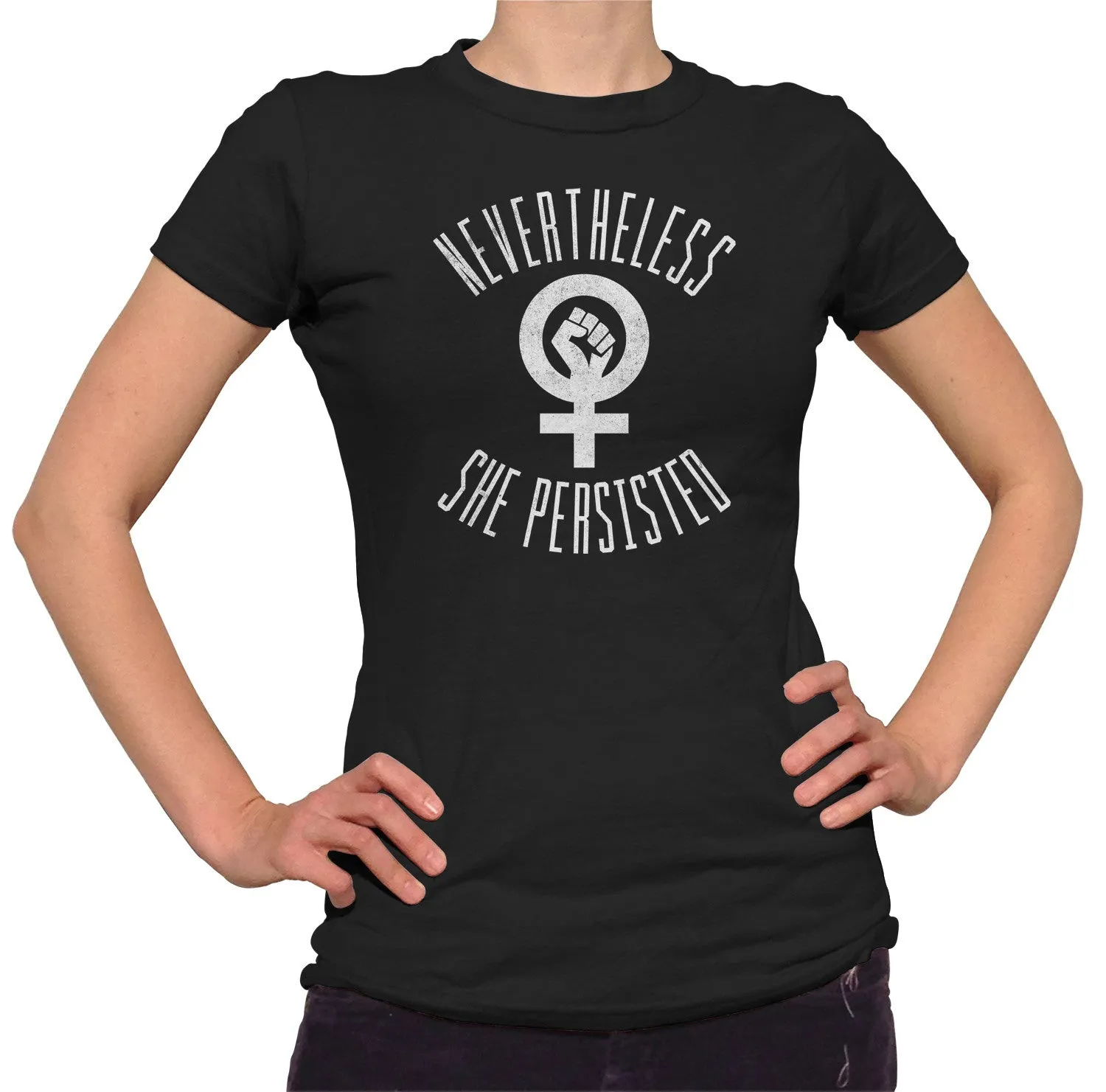 Women's Nevertheless She Persisted T-Shirt - Elizabeth Warren
