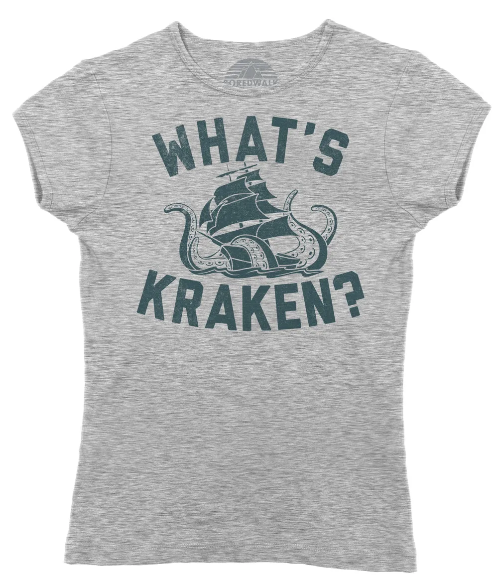 Women's What's Kraken Sea Monster T-Shirt
