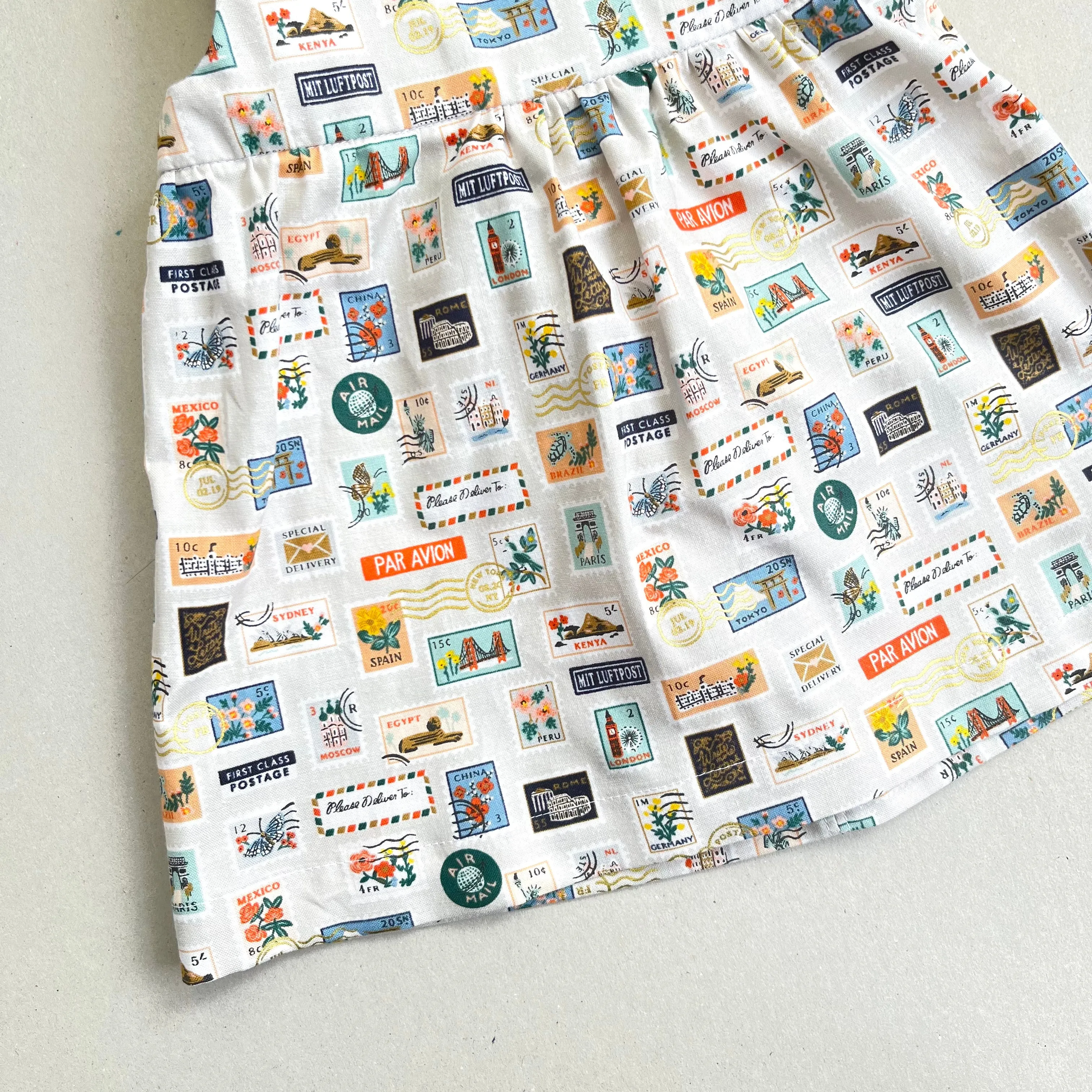 World Traveller Dress in Stone