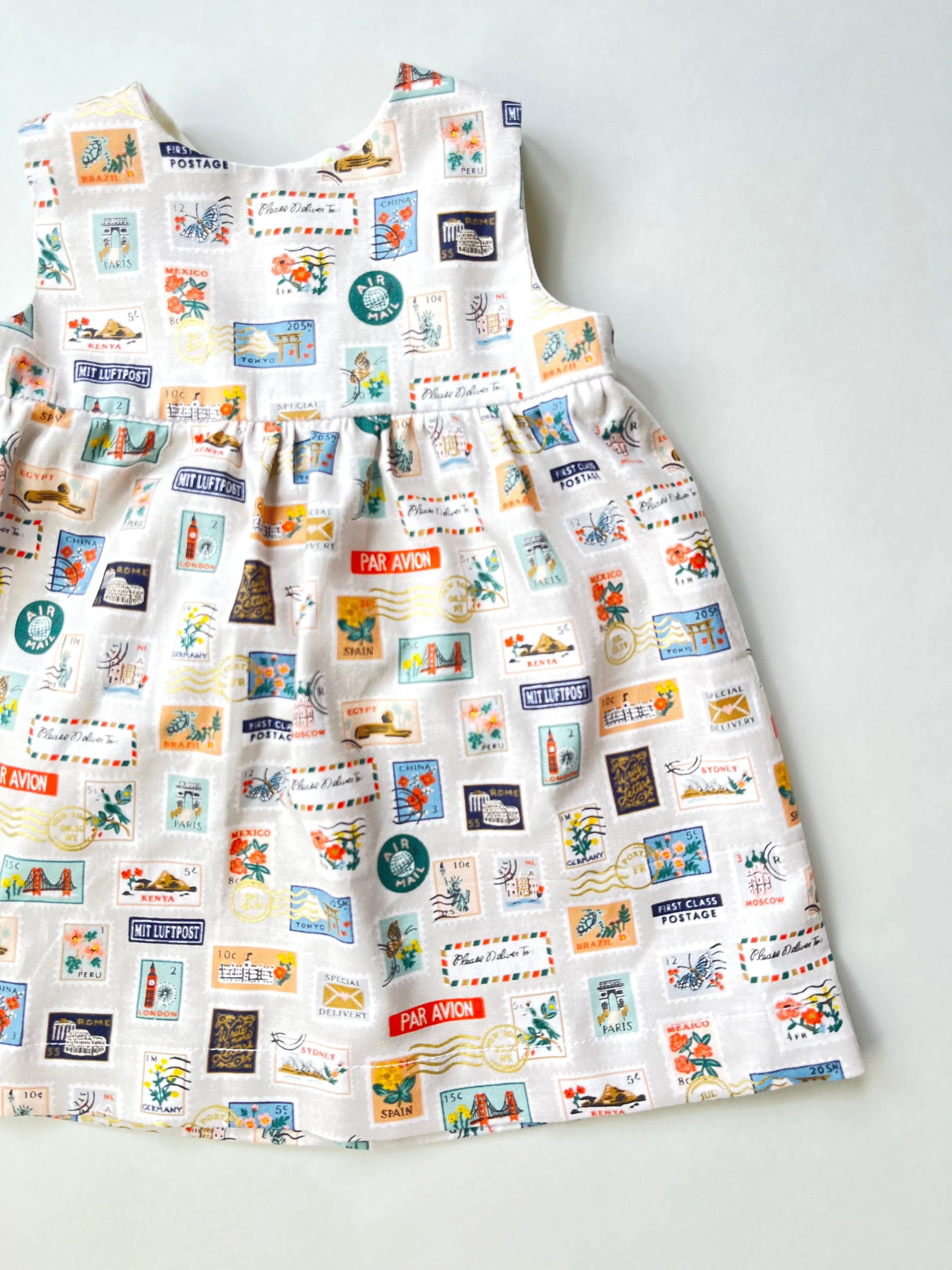 World Traveller Dress in Stone