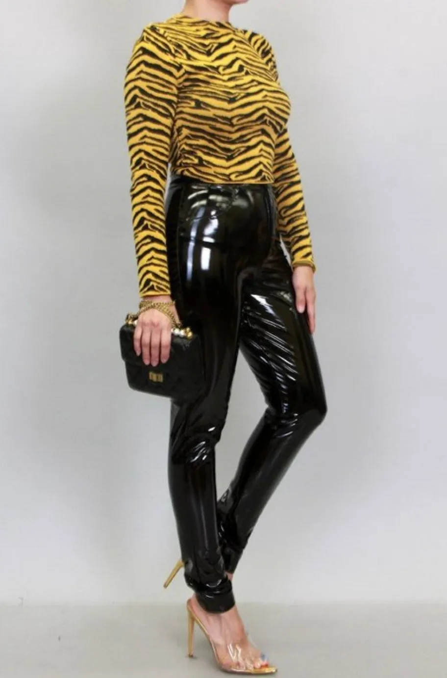 Zebra Crop Top