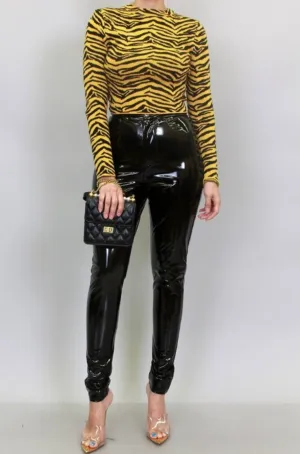 Zebra Crop Top